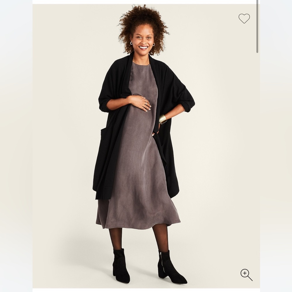 Hatch Maternity The James Dress in Grey Cupro size 3